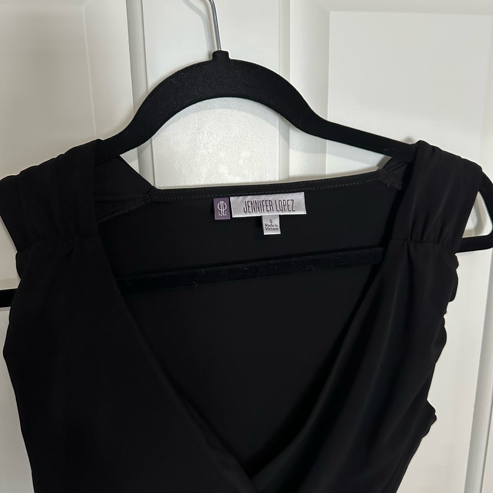 Jennifer Lopez black mini dress size small